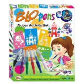 Ekta Blo Pens Super Activity Set  (2in1 Marker & Airbrush!)